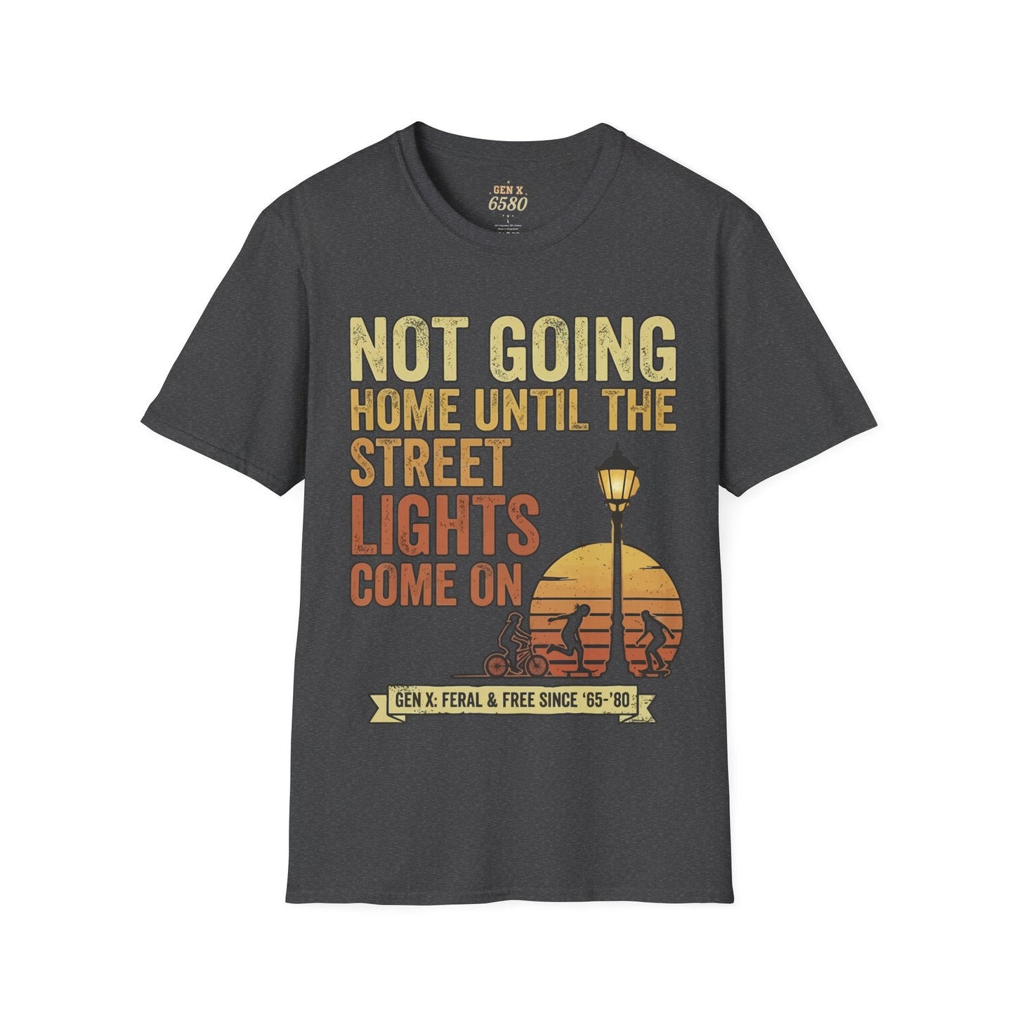 Gen X Street Lights T-Shirt – Latchkey Kid Retro Tee | Gen X 6580