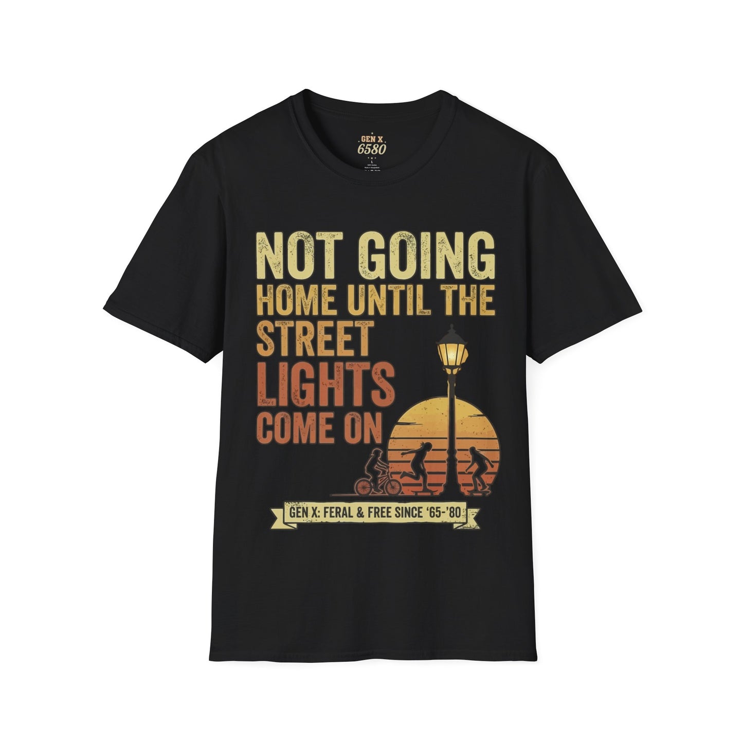 Gen X Street Lights T-Shirt – Latchkey Kid Retro Tee | Gen X 6580