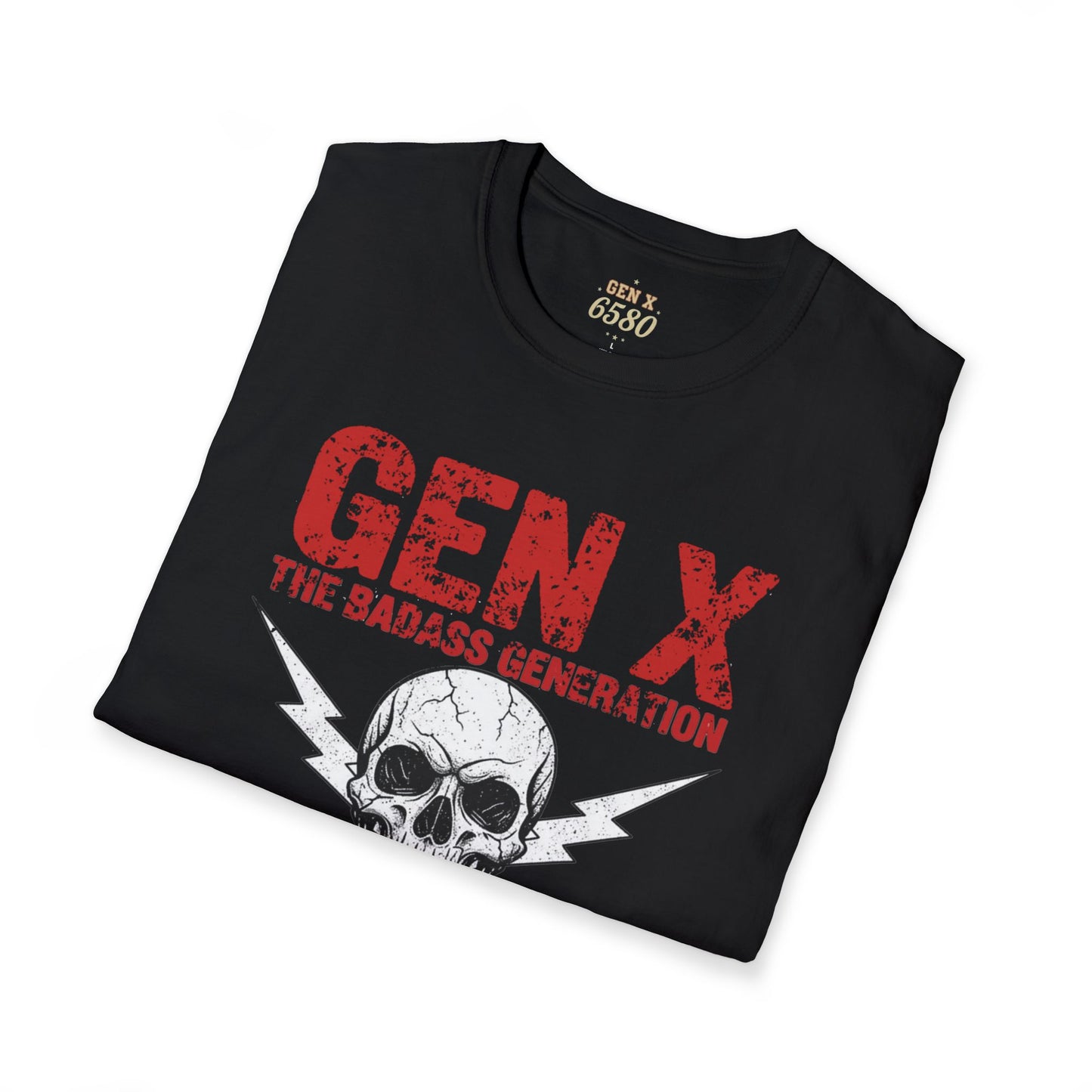 Gen X Badass Generation T-Shirt, Vintage Skull “Before All You Sissies Were Born” Graphic Tee