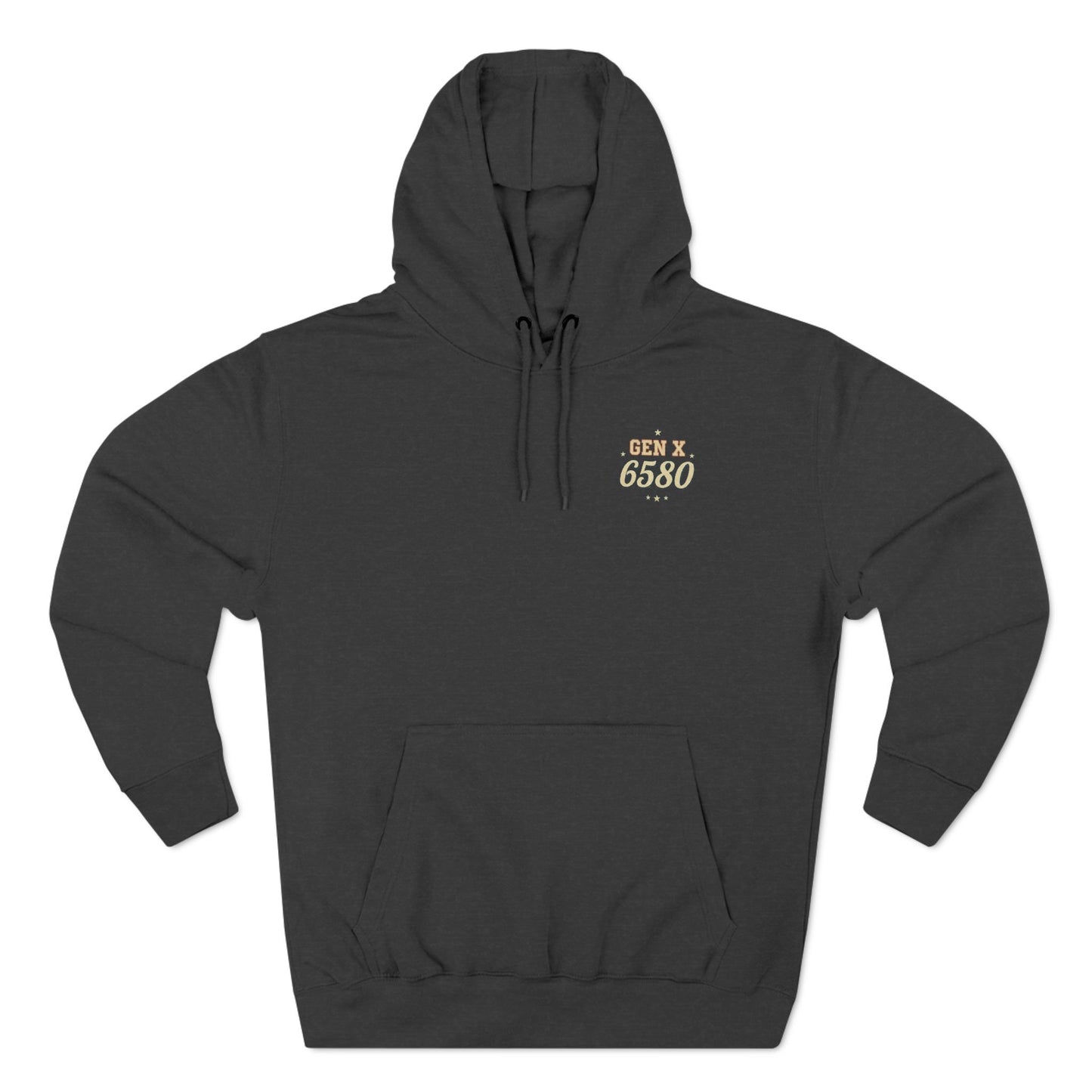 Gen X Hoodie – NATO Phonetic “GEN X” Back Print | Gen X 6580 (Black, Charcoal Heather, Sport Green)